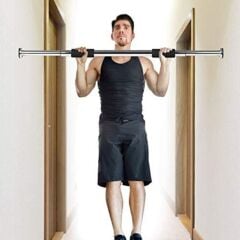 KanguruMarkt® Kapı veya Koridora Takılıp Ayarlanabilen Demiri Barfiks Aleti Kapı Barfiksi