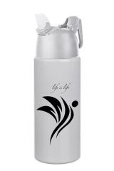 KanguruMarkt® Kilitlenebilen Matara Güvenlikli Suluk Sporcu Matarası Spor Su Şişesi İçecek Şişesi 700ml