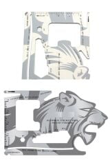 KanguruMarkt® 18 Fonksiyonlu Cüzdan İçi Aslan Tasarımlı Kart Acil Durum Kiti