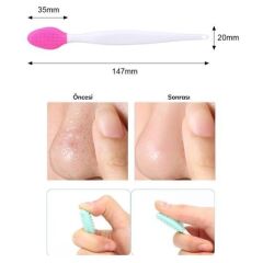 2 Adet Dudak Fırçası Peeling Etkili Gözenek Siyah Nokta Temizleyici