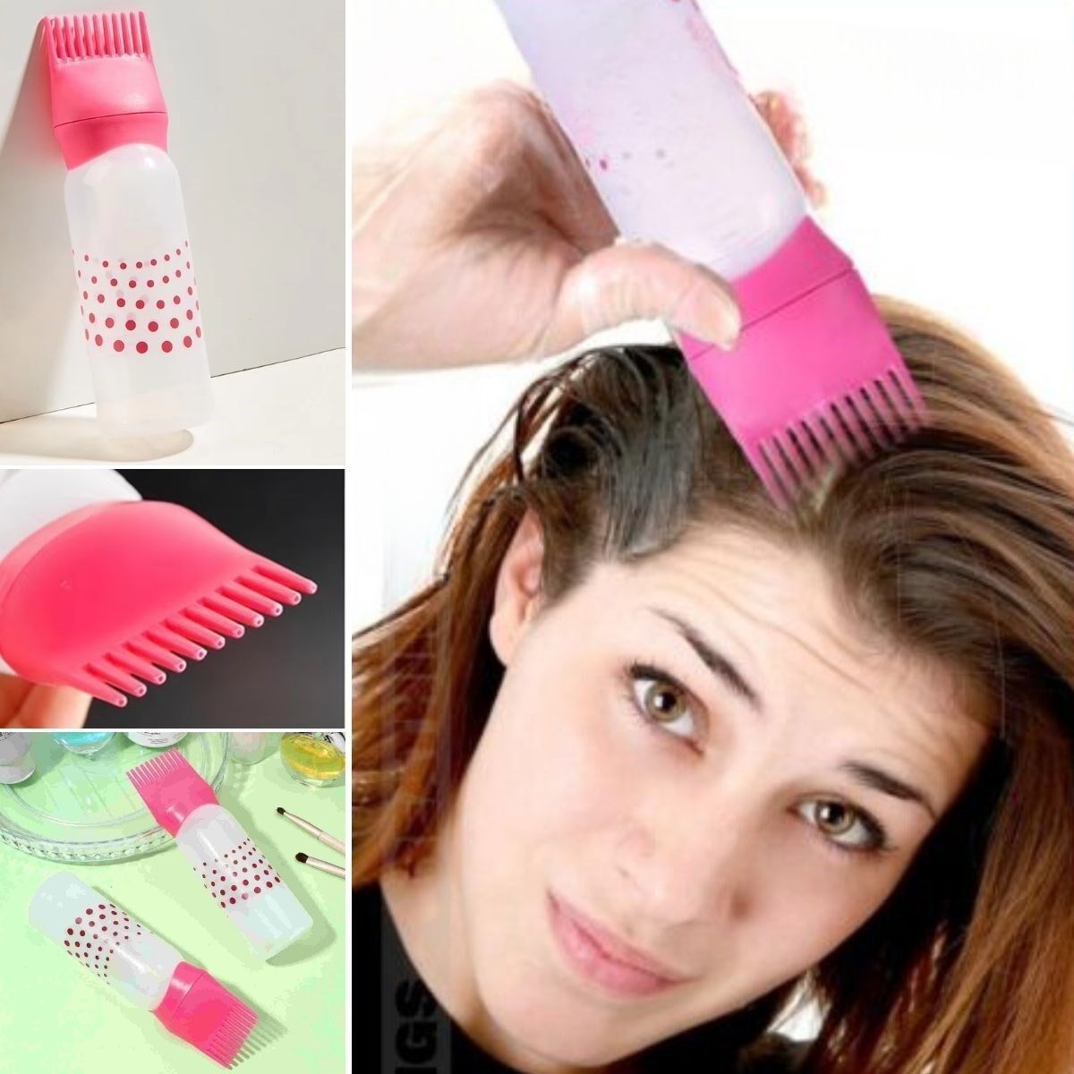 Saç Boyama Taraklı Uygulama Aparatı