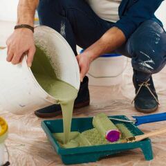 Boya Badana Eşya Koruma Hışır Örtüsü Büyük Boy