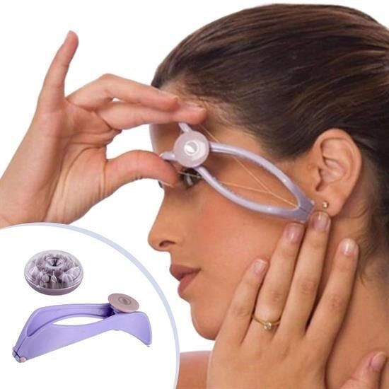 KanguruMarkt® Slique Pratik İple Kaş Bıyık Tüy Alma Epilasyon Aleti Makinesi