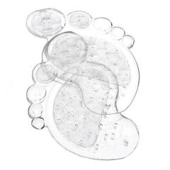 Ayakkabı İçi Ayak Kaydırmaz Dolgulu Rahat Silikon Pedi