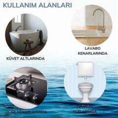 KanguruMarkt® Su Sızdırmaz  Banyo Mutfak Lavabo Küvet İzolasyon Şerit Bant