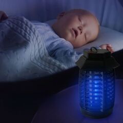 KanguruMarkt® Tutma ve Asma Saplı Ledli Sinek Makinası 2W Sinek Öldürücü UV Mor Işıklı Aparat