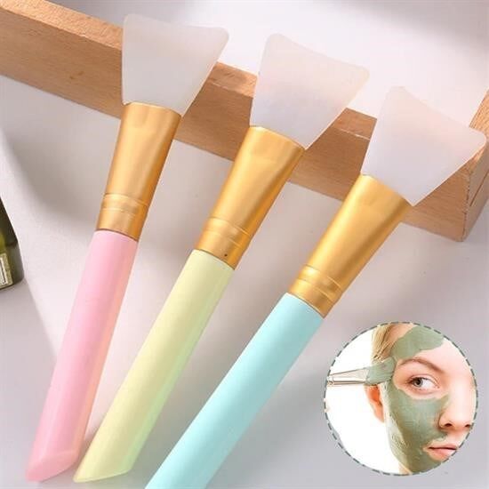 2li Silikon Yüz Cilt Bakımı Maske Ve Krem Spatulası