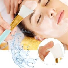 KanguruMarkt® 2li Silikon Temizlemesi Kolay Kullanılabilen Yüz Cilt Bakımı Maske Ve Krem Spatulası