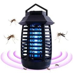 KanguruMarkt® Tutma ve Asma Saplı Ledli Sinek Makinası 2W Sinek Öldürücü UV Mor Işıklı Aparat