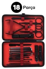 18 Parça Çanta Tipi Manikür Pedikür Seti