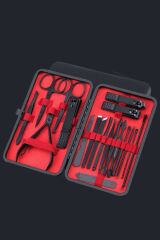 KanguruMarkt® 18 Parça Çanta Tipi Manikür Pedikür Tırnak Bakım Seti