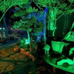 KanguruMarkt® Kumandalı Led Işık Dış Cephe AydınlatmasıÇok Renkli RGBLed Panel Işık PartiLed Aydınlatma