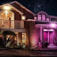 KanguruMarkt® Kumandalı Led Işık Dış Cephe AydınlatmasıÇok Renkli RGBLed Panel Işık PartiLed Aydınlatma