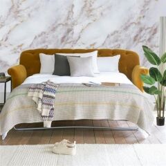 KanguruMarkt® Mermer Desenli Masa Tezgah Mutfak Su Geçirmez Yapışkanlı Folyo Sticker Sarı 5x0,6m