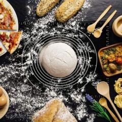 Silikon Çok Amaçlı Geniş Hamur Açma Matı