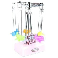 KanguruMarkt® Hareketli Uçaklı Kurmalı Hediyelik Küçük Müzik Kutusu Aleti