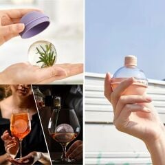 KanguruMarkt® Hunili Altı Silikon Kolay Çıkabilen Büyük Boy Küre Buzluk