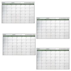 KanguruMarkt® Manyetik Yapışkanlı Bir Aylık Program Planlayıcı Takvim 85x56 cm