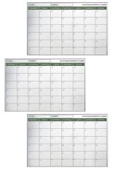 KanguruMarkt® Manyetik Yapışkanlı Bir Aylık Program Planlayıcı Takvim 85x56 cm