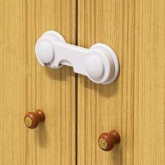 Bebek Güvenliği Çekmece ve Dolap İçin Kendiliğinde Yapışkanlı Kilit