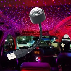 USB Sese Duyarlı 8 Farklı Mod Işıklı LED Atmosfer Işığı