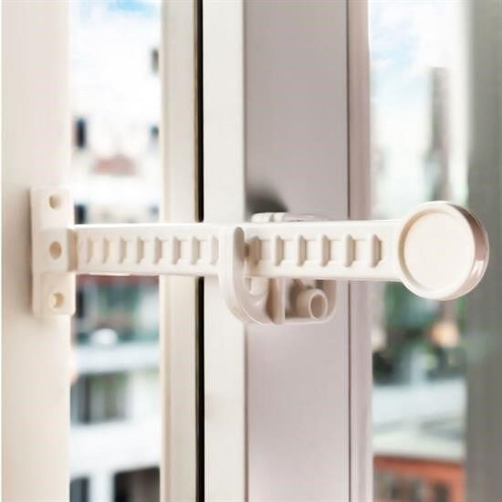 KanguruMarkt® Bebek Çocuk Evcil Hayvan Güvenlik Ayarlanabilir Koruyucu Pencere Havalandırma Kilidi