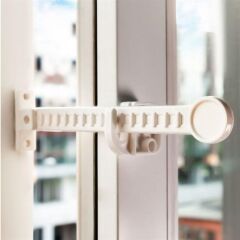 KanguruMarkt® Bebek Çocuk Evcil Hayvan Güvenlik Ayarlanabilir Koruyucu Pencere Havalandırma Kilidi