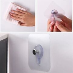 Süper Güçlü Çerçeve Askısı Yapışkanlı Raf Tutucu Askı 4 Adet