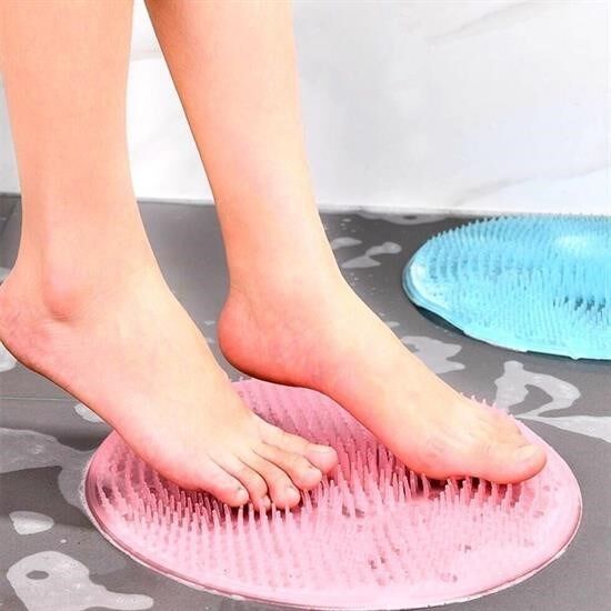 Silikon Fırçalı Banyo Masaj Matı