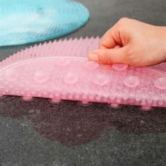 Silikon Fırçalı Banyo Masaj Matı