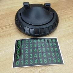 Numaratörlü Güçlü Yapışkanlı 360 Derece Araç İçi Telefon Tutucu