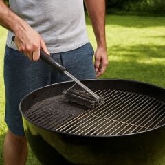 Mangal Izgara Temizleme Fırçası Paslanmaz Çelik