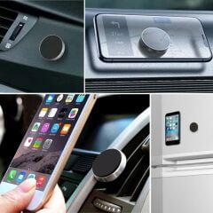 KanguruMarkt® Tüm Modellerle Uyumlu Manyetik Araç İçi Telefon Tutucu Çok Amaçlı Güçlü Mıknatıs Tutucu