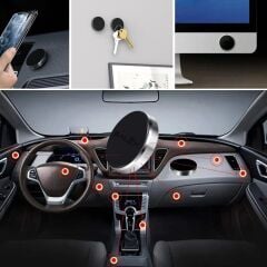 KanguruMarkt® Tüm Modellerle Uyumlu Manyetik Araç İçi Telefon Tutucu Çok Amaçlı Güçlü Mıknatıs Tutucu