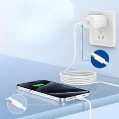 KanguruMarkt® Apple 15/15 Pro Type-C to Type-C Hasır Örgü Hızlı Şarj Kablosu (1m)