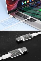 KanguruMarkt® Apple 15/15 Pro Type-C to Type-C Hasır Örgü Hızlı Şarj Kablosu (1m)