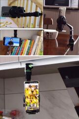 Dikiz Aynasına Takılabilen Eklemli Telefon Tutucu