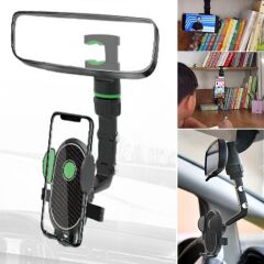 Dikiz Aynasına Takılabilen Eklemli Telefon Tutucu