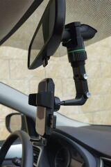 Dikiz Aynasına Takılabilen Eklemli Telefon Tutucu