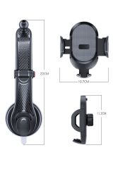 KanguruMarkt® Güçlü Vantuzlu Araç İçi Konsol Üstü Telefon Tutucu Aparat