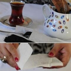 26 Adet Pratik Kullan At Demleme Poşeti Süzgeci