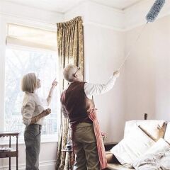 Teleskopik 3'lü Çok Fonksiyonlu Temizlik Seti