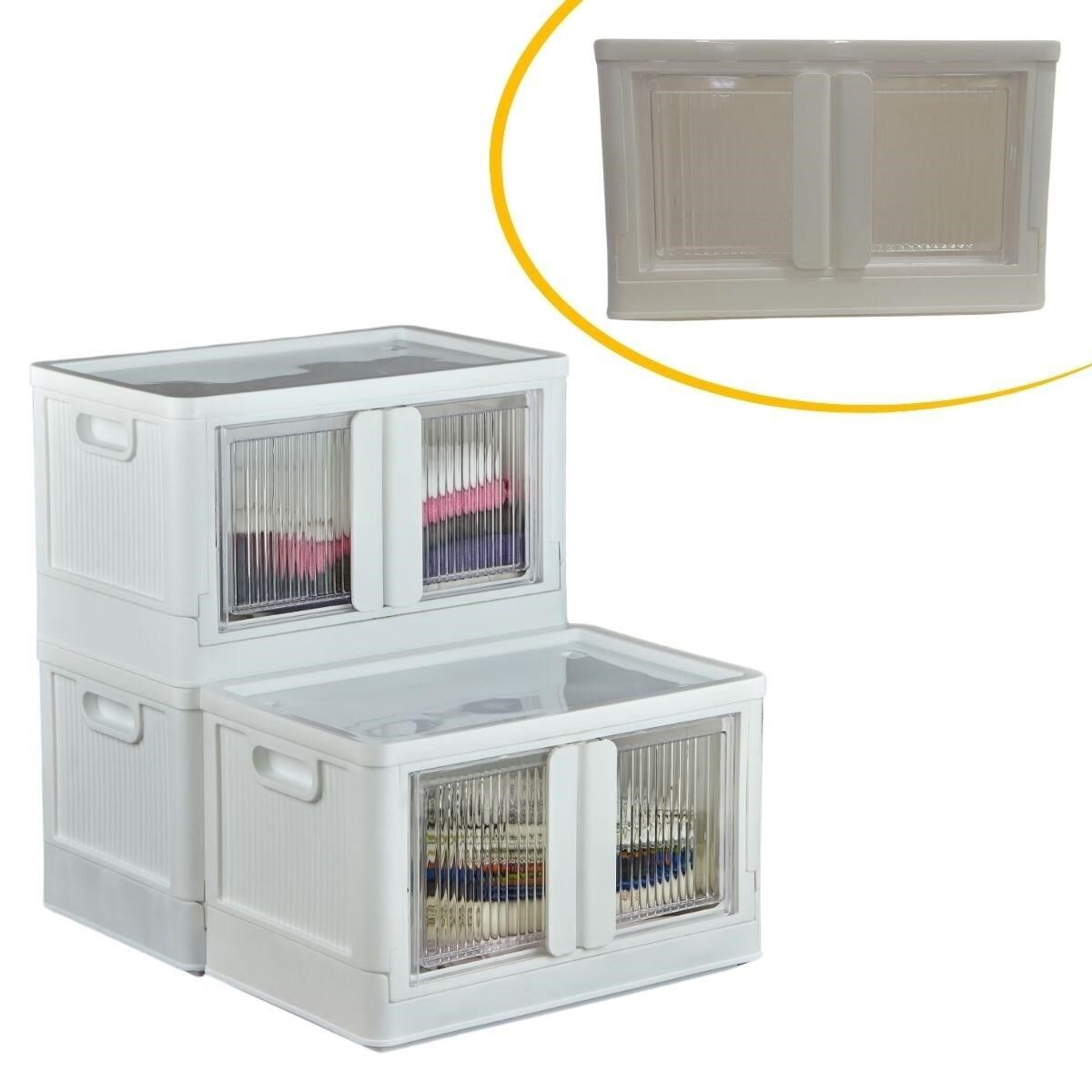 KanguruMarkt® Tek Katlı (1 Ünite) Üst Üste Eklenebilir Demonte Mutfak ve Banyo Düzenleyici Raf-Beyaz