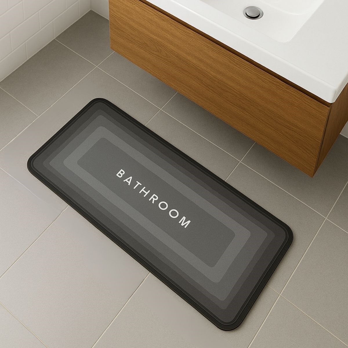 Sihirli Süper Su Emici Kaymaz Tabanlı Uzun Paspas