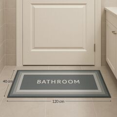 KanguruMarkt® Sihirli Süper Su Emici Kaymaz Tabanlı Uzun Paspas 40*120 cm