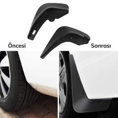 KanguruMarkt® 2 Adet Ön veya Arkaya Uygun Çamur Önleyici Paçalık 32 x19 cm