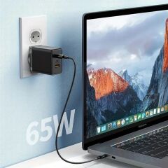 65W Hızlı Şarj Edebilen TYPE C Şarj Aleti