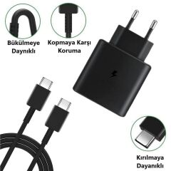 KanguruMarkt® 65W Hızlı Şarj Edebilen TYPE C uçlu Şarj Aleti