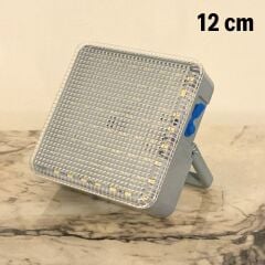 KanguruMarkt® Dış Mekan ve Kamp İçin USB İle Şarj Olan 4 Farklı Işık Modlu Güçlü  Projektör Lamba 200W 3600 Mah