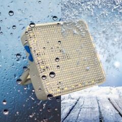 KanguruMarkt® Dış Mekan ve Kamp İçin USB İle Şarj Olan 4 Farklı Işık Modlu Güçlü  Projektör Lamba 200W 3600 Mah